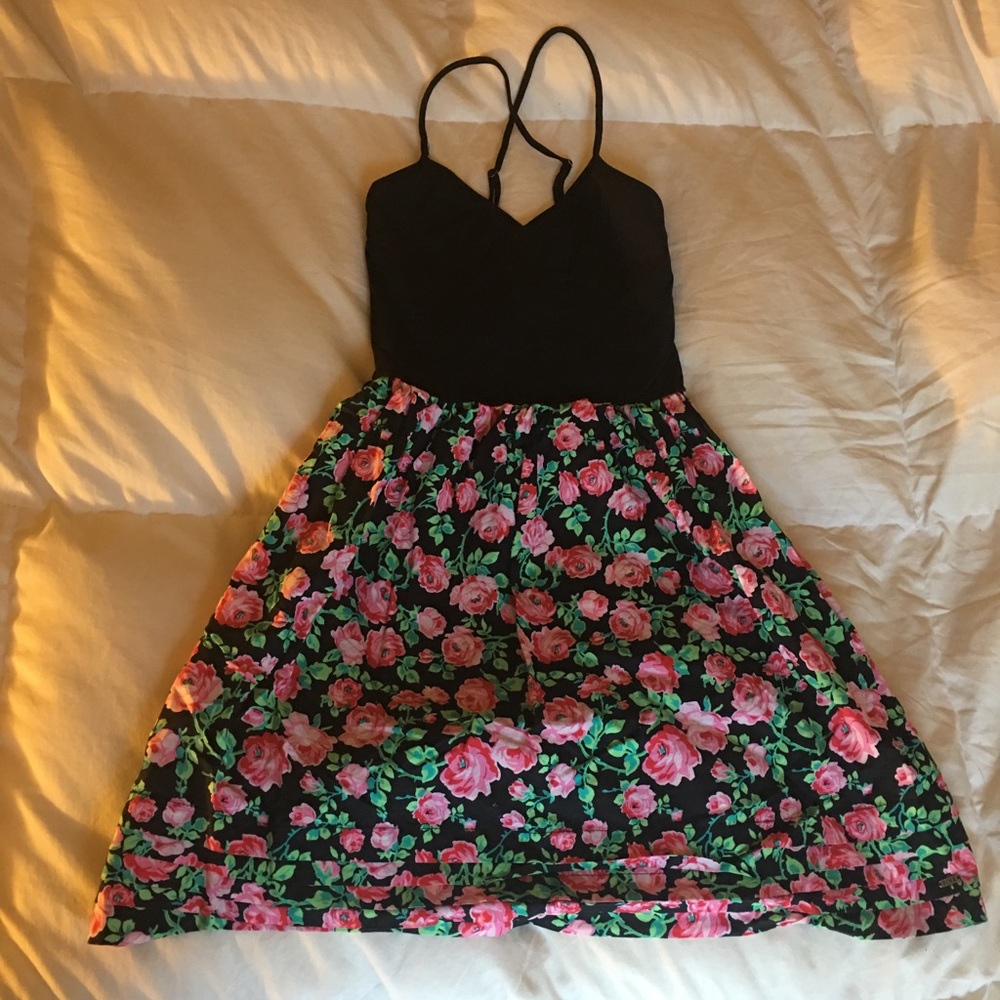PINK floral dress